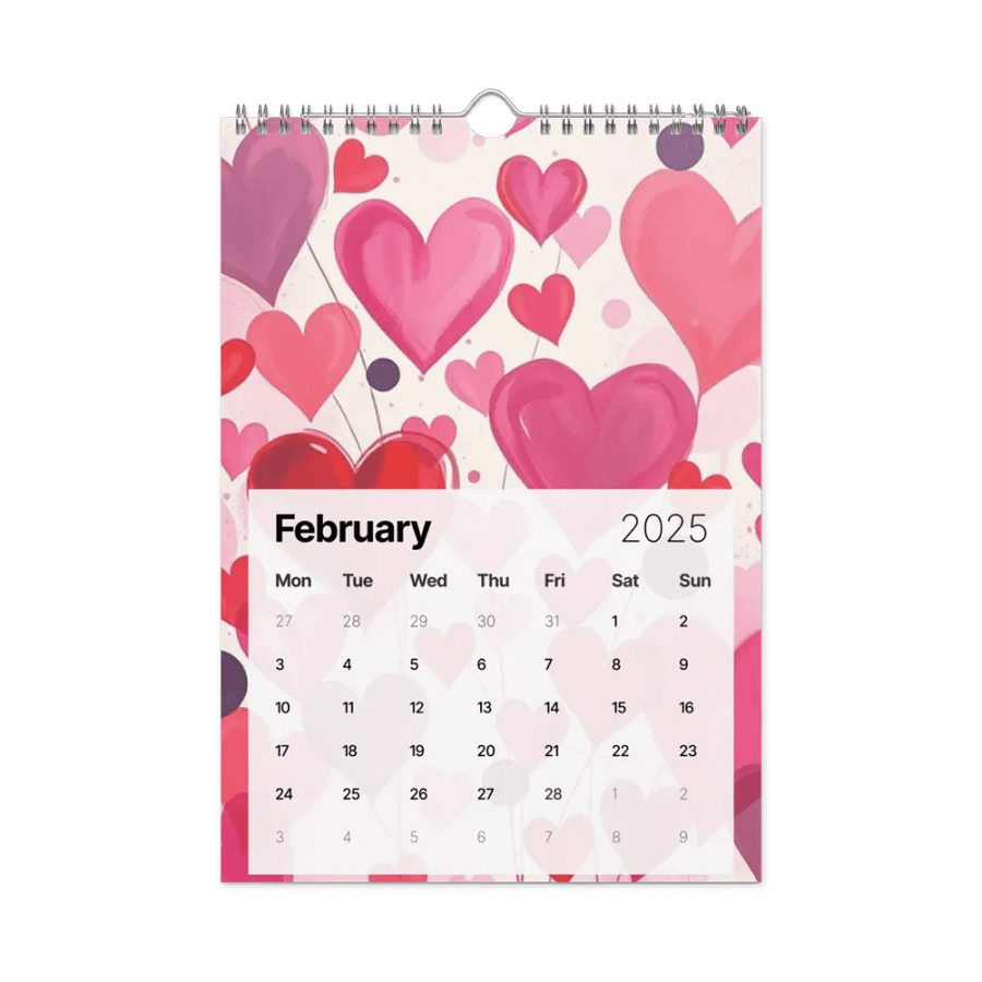 ART ABSTRACT WALL CALENDAR 2025 product image (5)