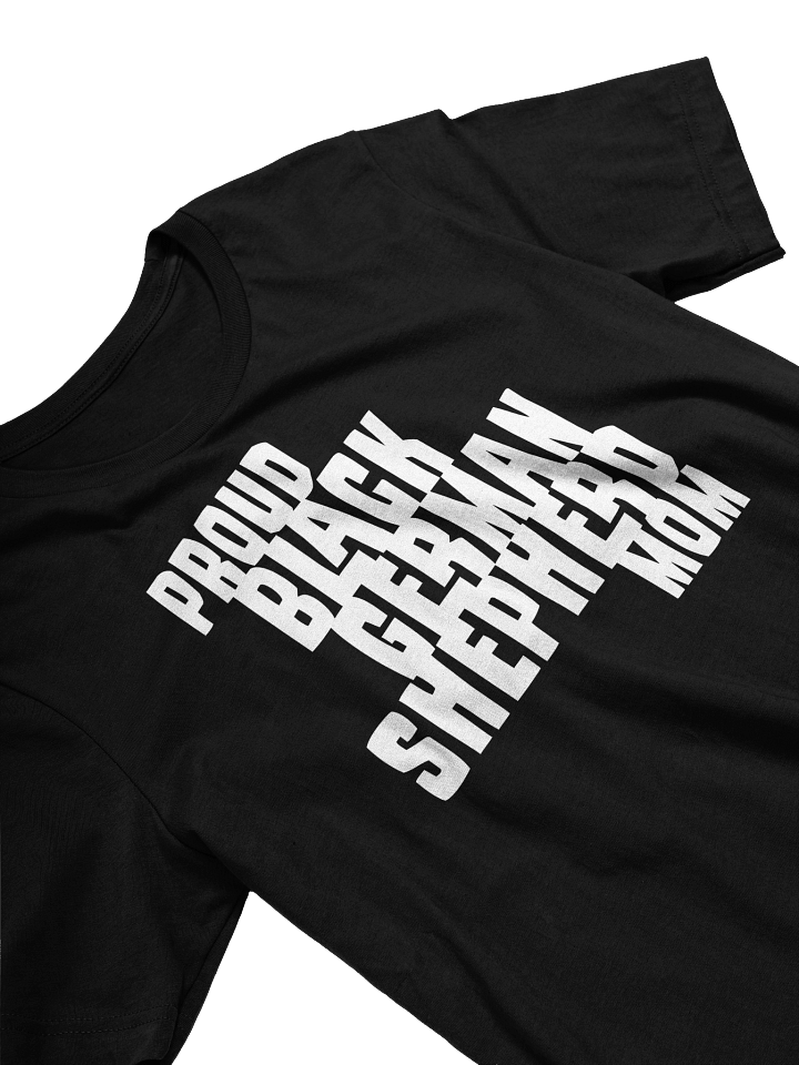 Proud Black German Shepherd Mom Dark T-Shirt product image (2)