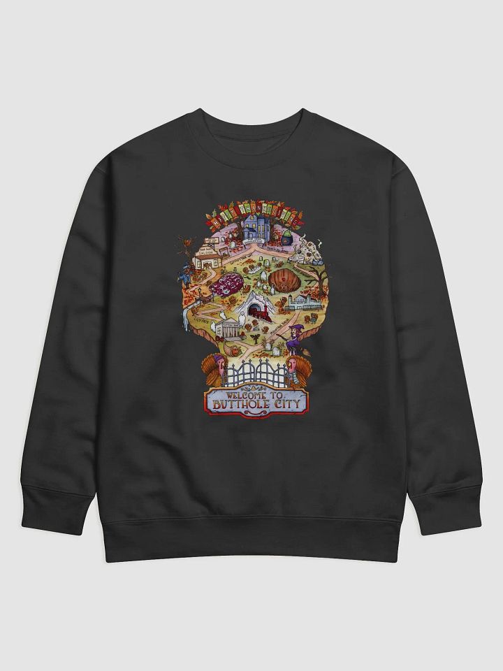 Thanksgiving Butthole City Map Crewneck product image (5)