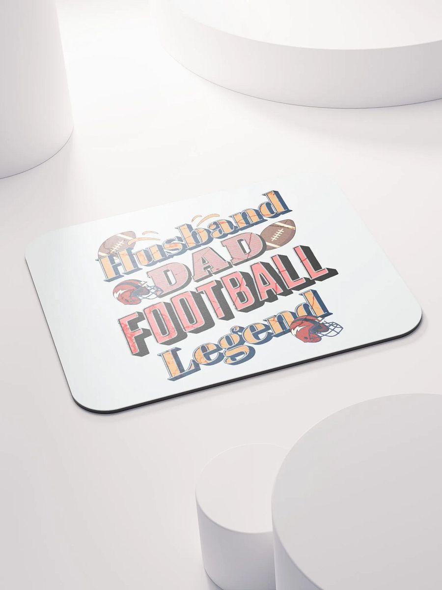 Husband Dad Football Legend Mouse Pad product image (4)