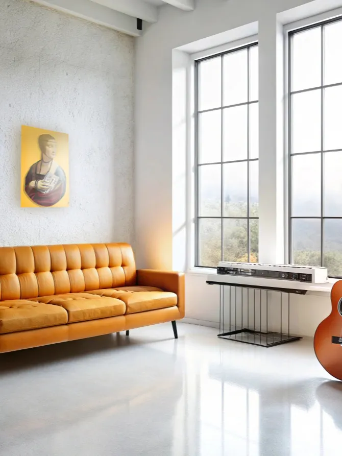 TB 303 Chill-out Lady by Frank Fonik , Techno EDM Matte Paper Poster product image (1)