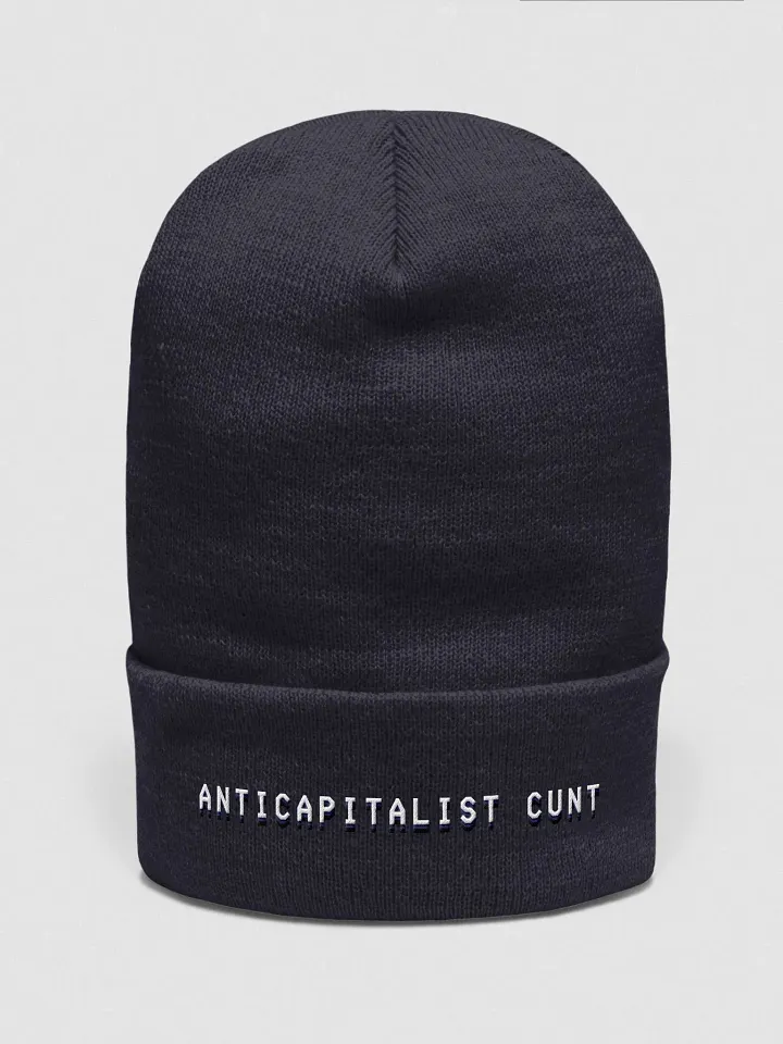 ANTICAPITALIST C*NT cuffed beanie product image (26)