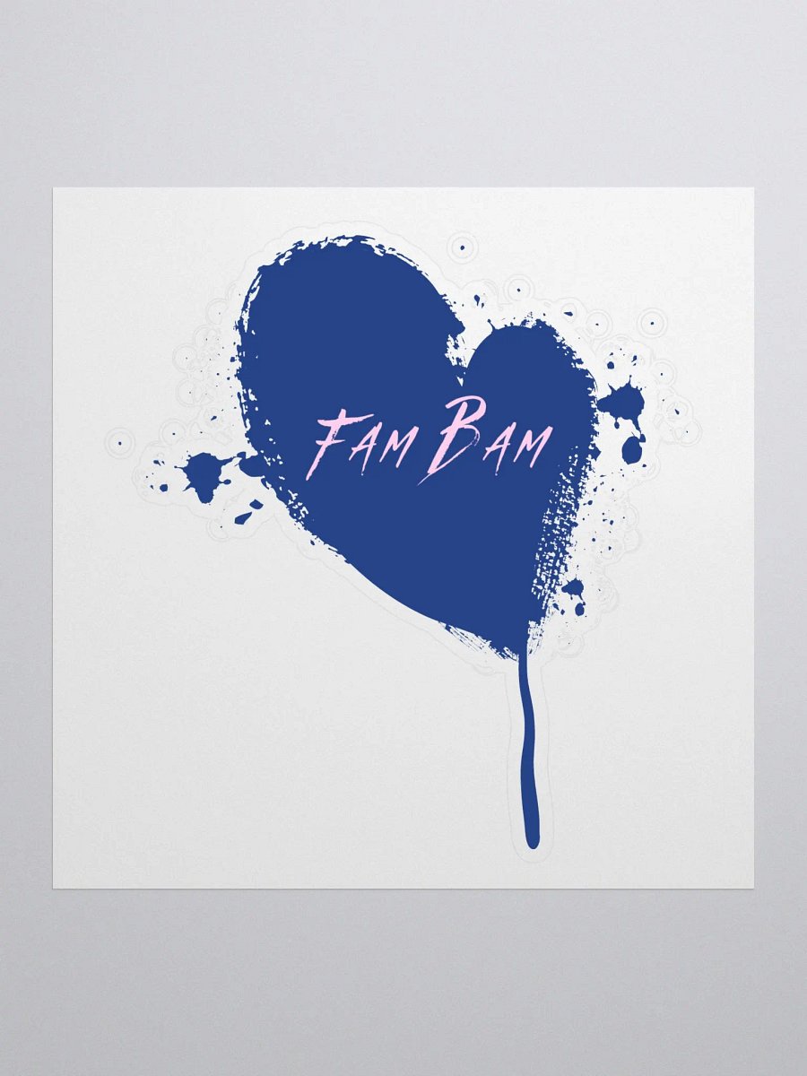 FB Blue Heart Sticker product image (1)