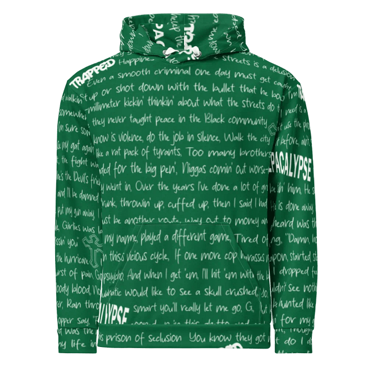 Trapped - 2Pac - GREEN - Unisex Hoodie product image (2)