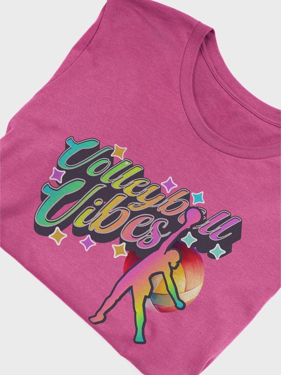 Volleyball Vibes Female Vibrant T-Shirt product image (3)