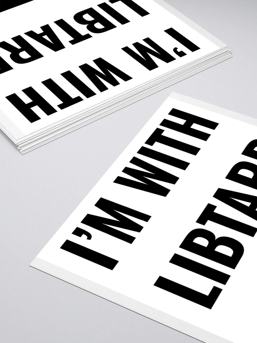I'm With Libtard Sticker product image (11)