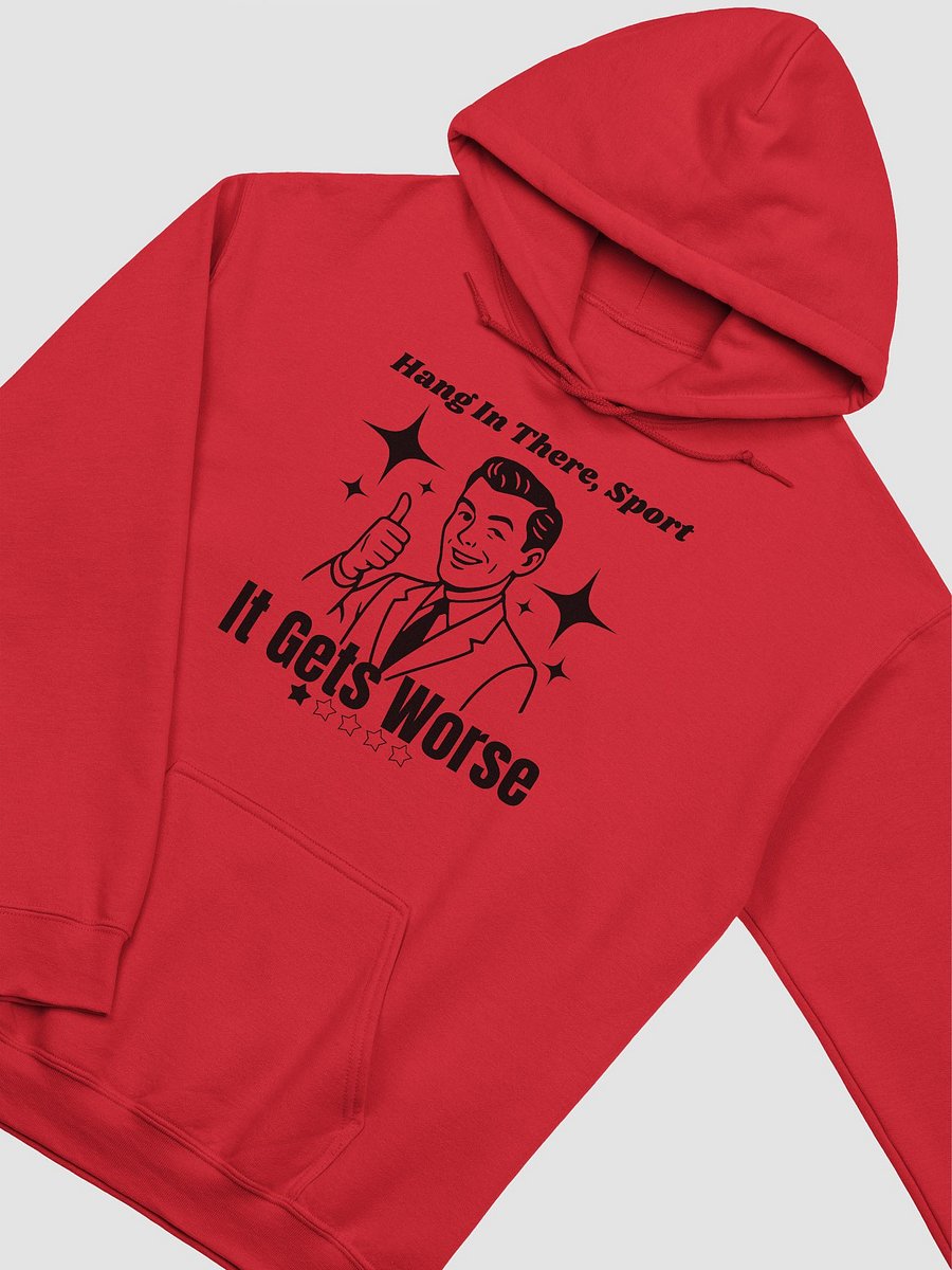 Hang in There, Sport – 1-Star Review Graphic Hoodie – Dark Humor Gildan Heavyweight Tee product image (3)