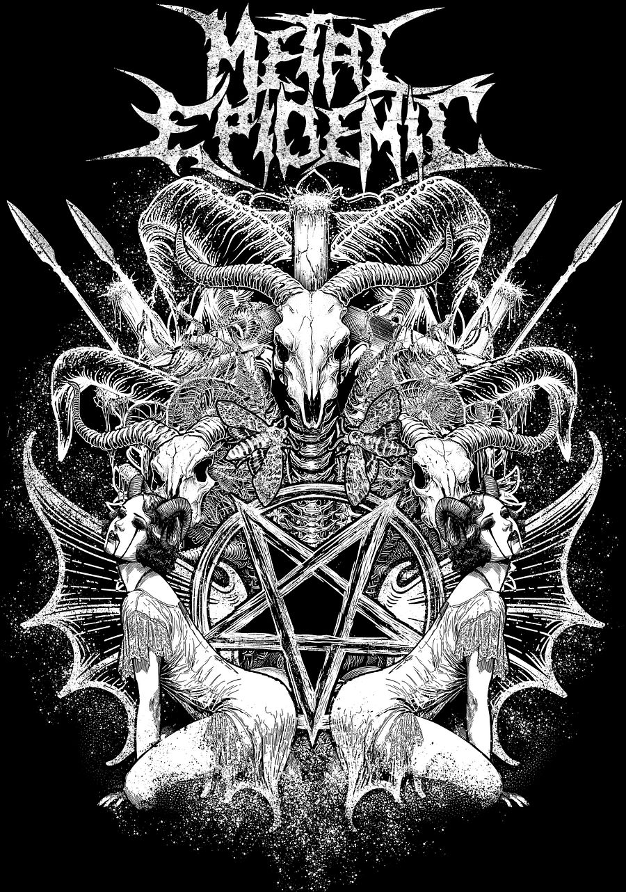 Metal Epidemic Horns & Tails T-Shirt product image (8)