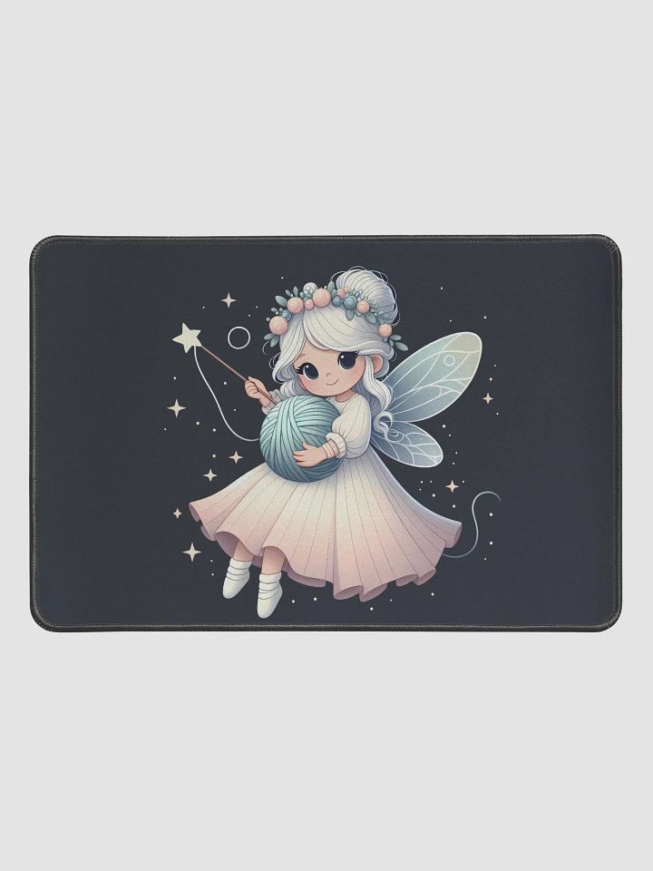 Fairy and Yarn Desk Mat Mouse Pad product image (1)