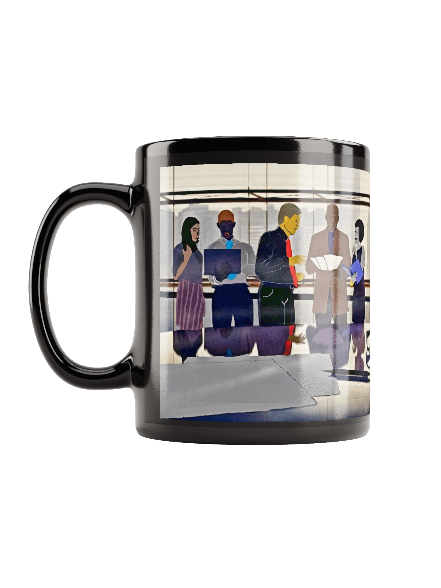 Cityscape Office Silhouettes Mug product image (12)