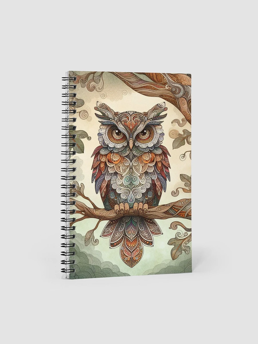 Whimsical Owl Dreams Spiral Notebook product image (1)