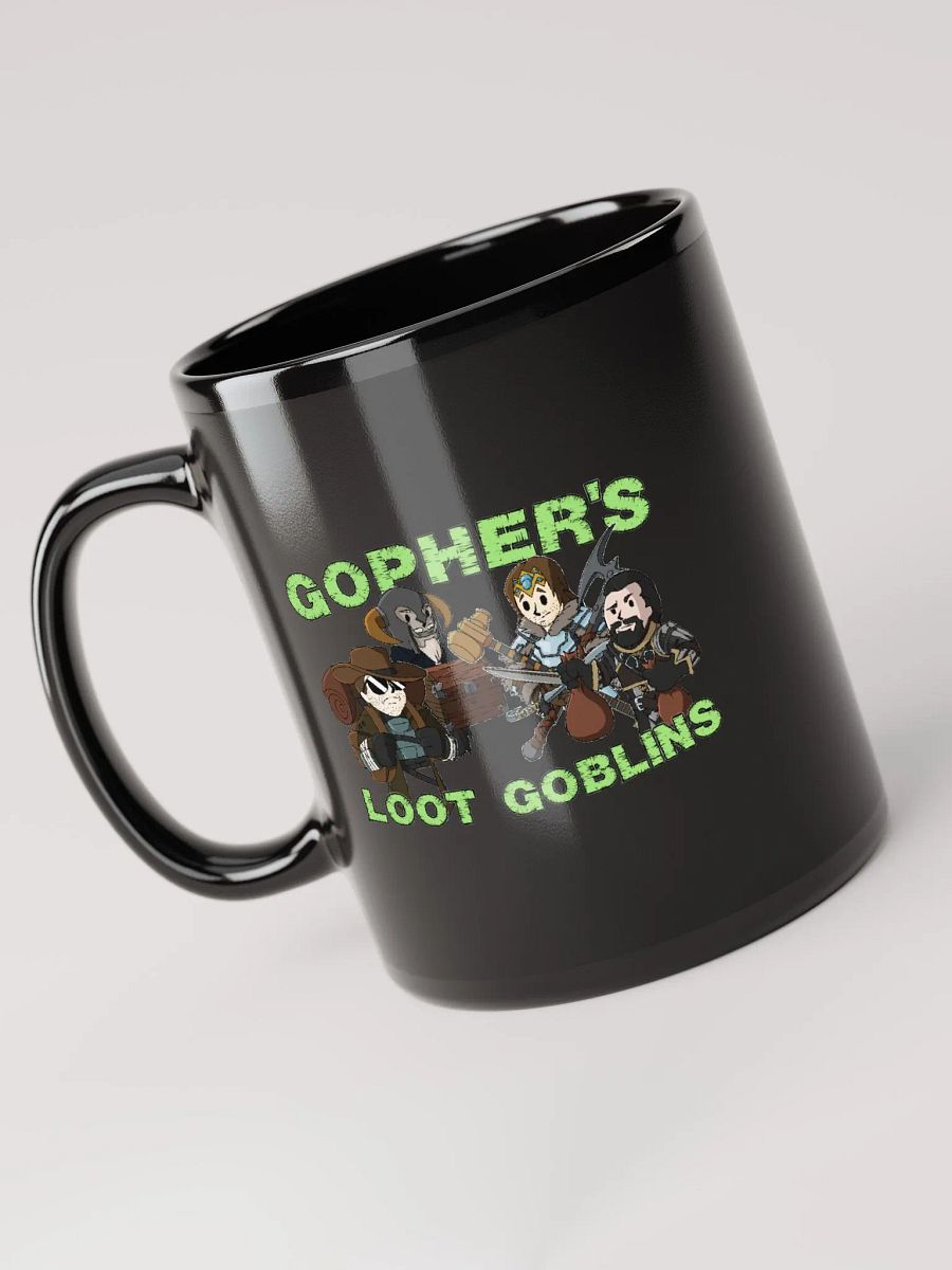 Gopher's Loot Goblins Black Mug product image (3)