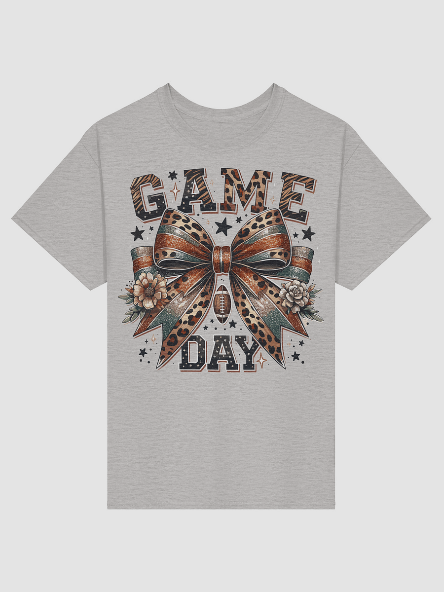 Leopard Bow Game Day T-Shirt product image (4)