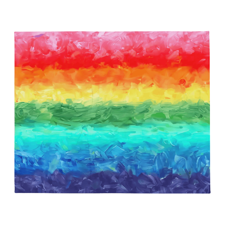 Retro Pride - 1978 Color Wash Design Throw Blanket product image (2)