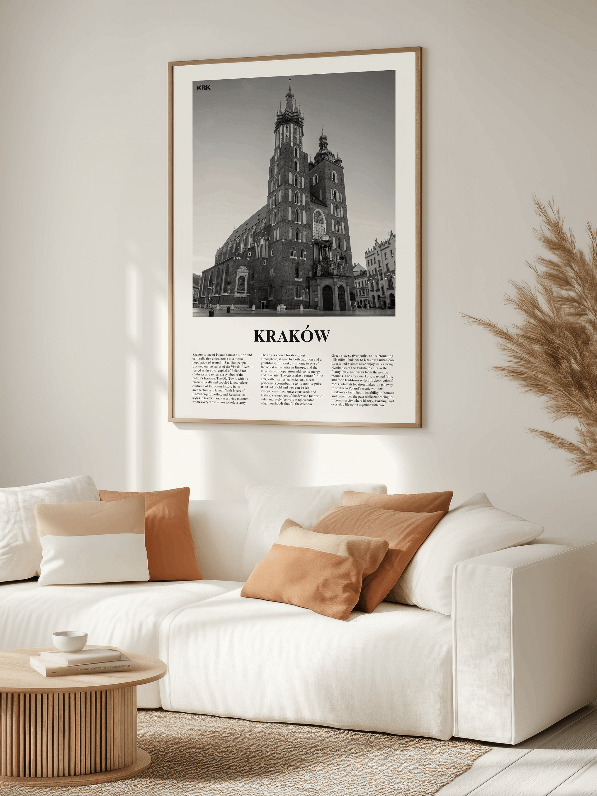 Krakow 01 Newspaper Poster | Framed product image (3)