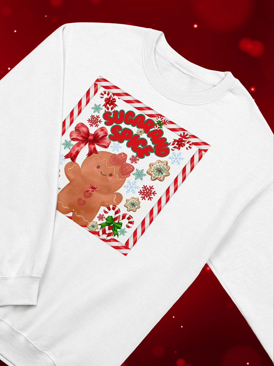 Sugar and Spice Gingerbread Sweatshirt (Red) product image (1)
