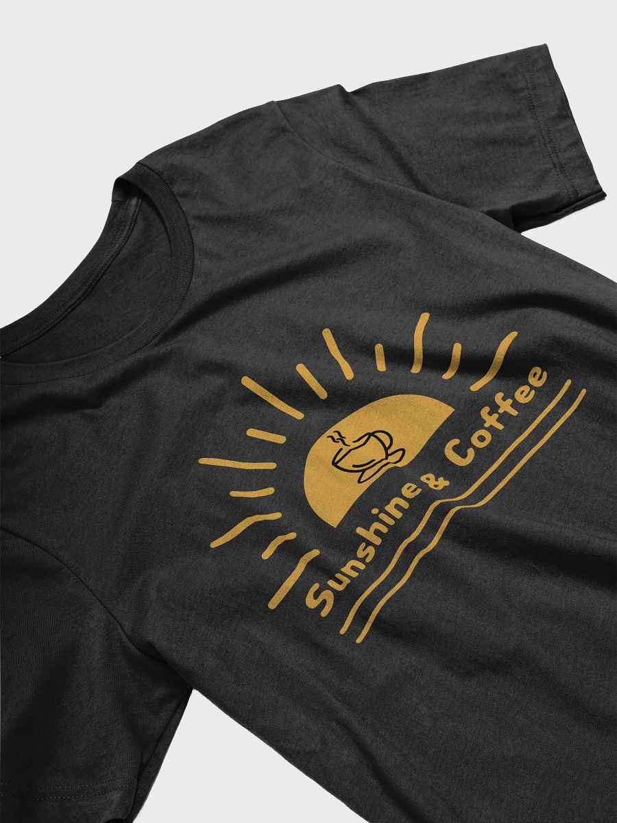 Sunshine & Coffee Stylized Logo T-Shirt product image (25)