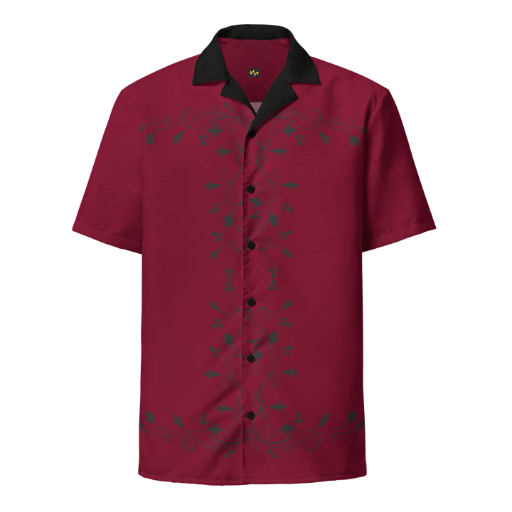 Hawaiian Shirt v1 - Burgundy product image (2)