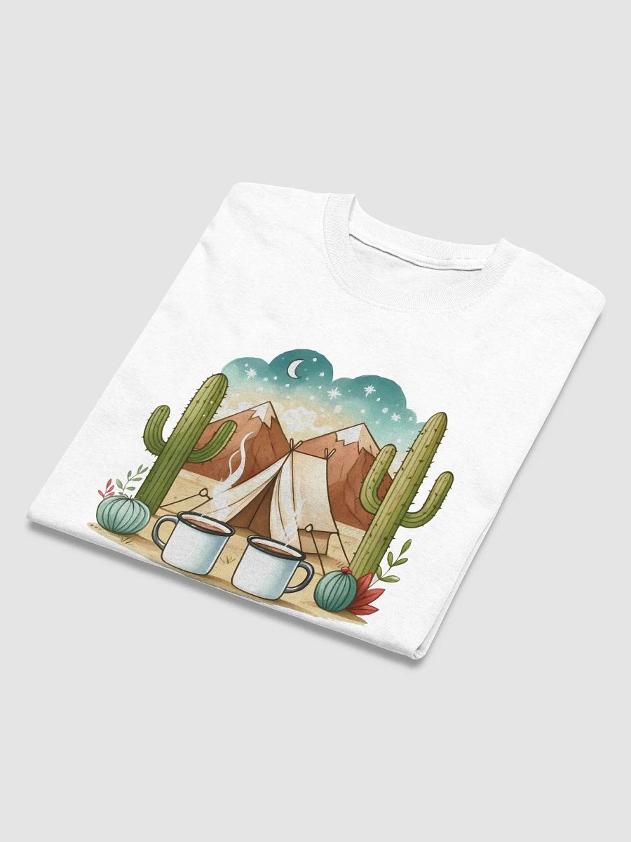 Coffee and Campfires Under Starry Skies Unisex Heavyweight T-Shirt product image (5)