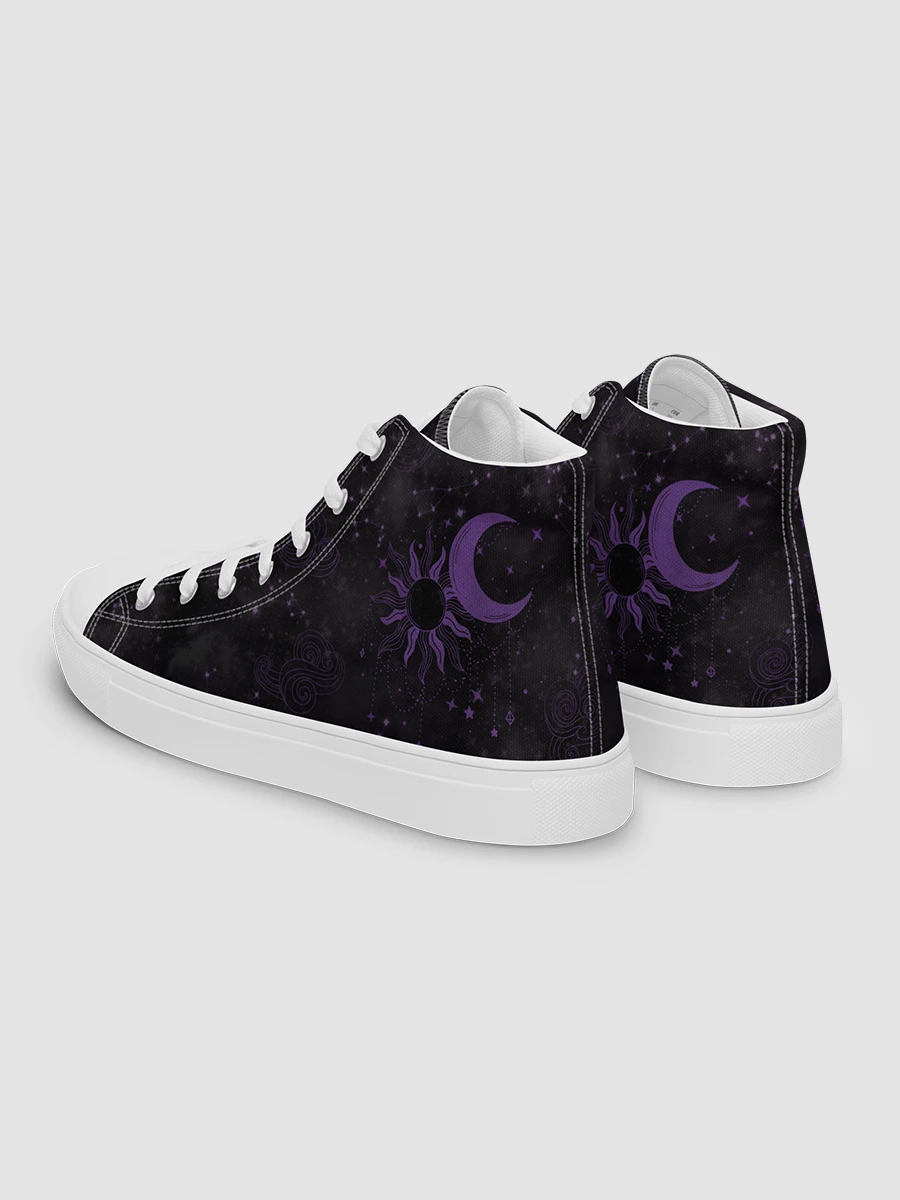 Moon and Sun Women's High Top Canvas Shoes product image (7)
