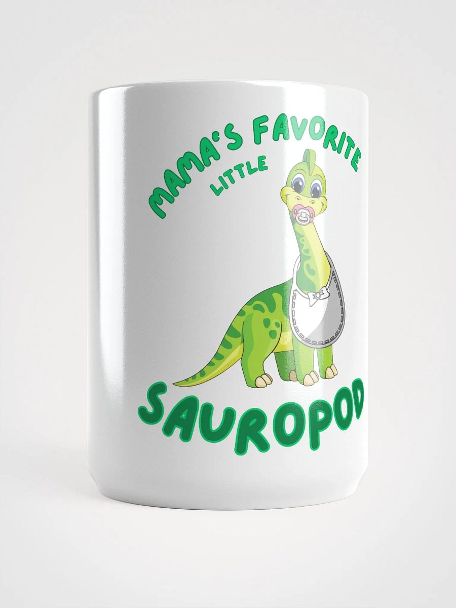 Mama's Favorite Little Sauropod - Kids Dinosaur Mug product image (5)