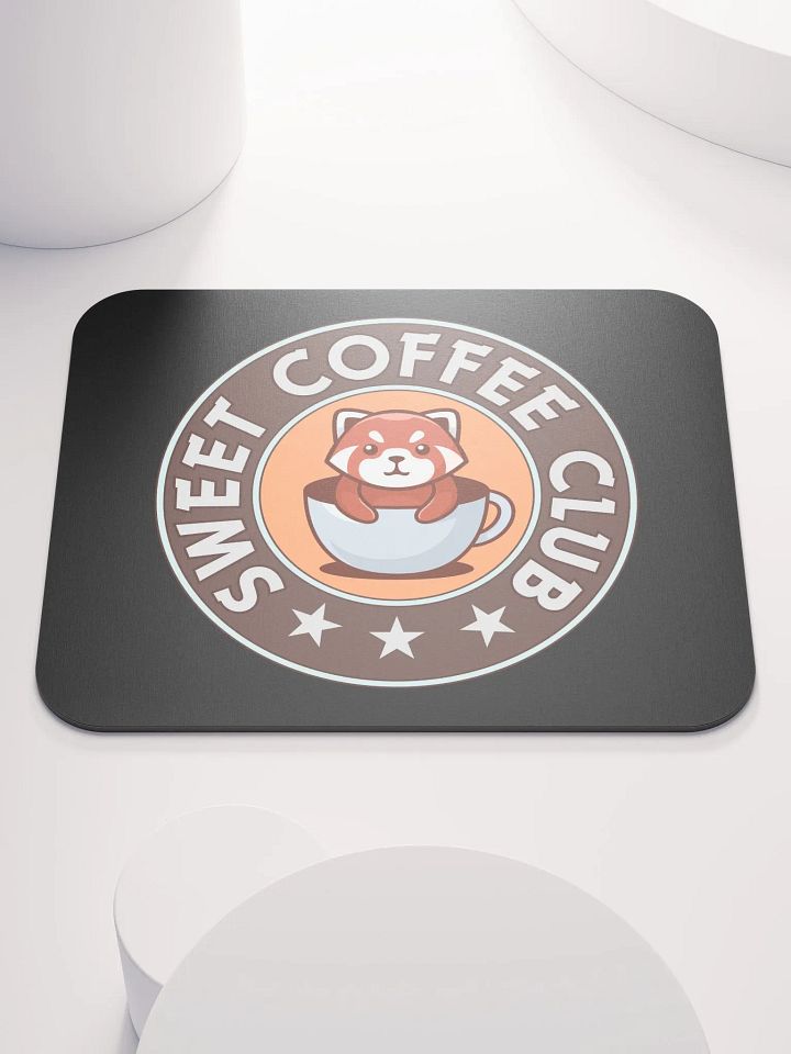 SWEET COFFEE CLUB Red Panda Mouse Pad product image (1)