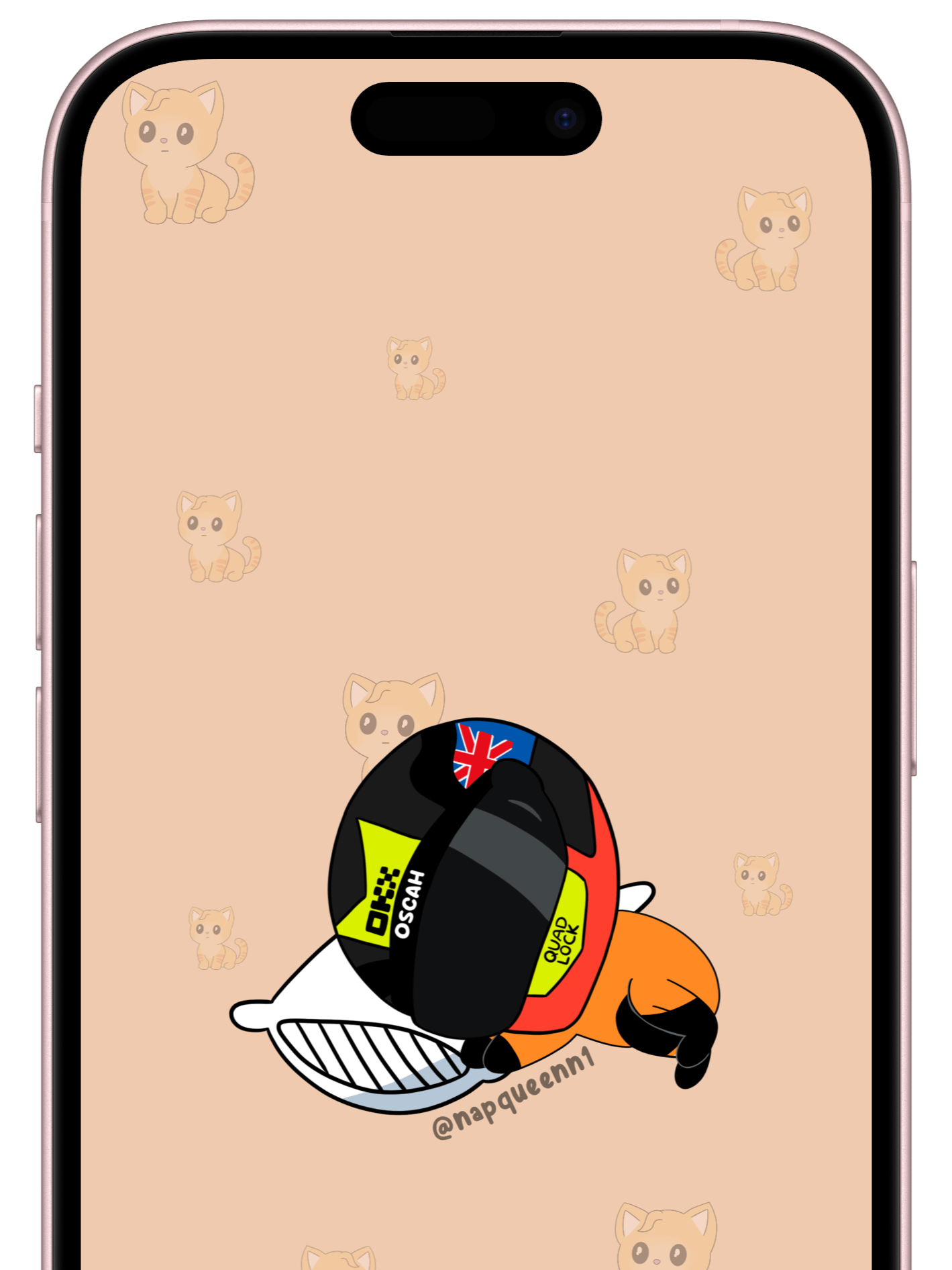 Sleeping Mini Oscar - Phone Wallpaper (Updated) product image (2)