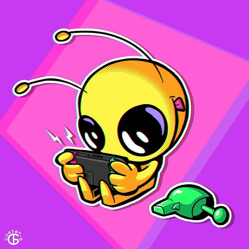 da alien’s on da switch oh my goodness @thebehemothgames @newgroundsgram #alienhominid #thebehemoth #artistsoninstagram #newg...
