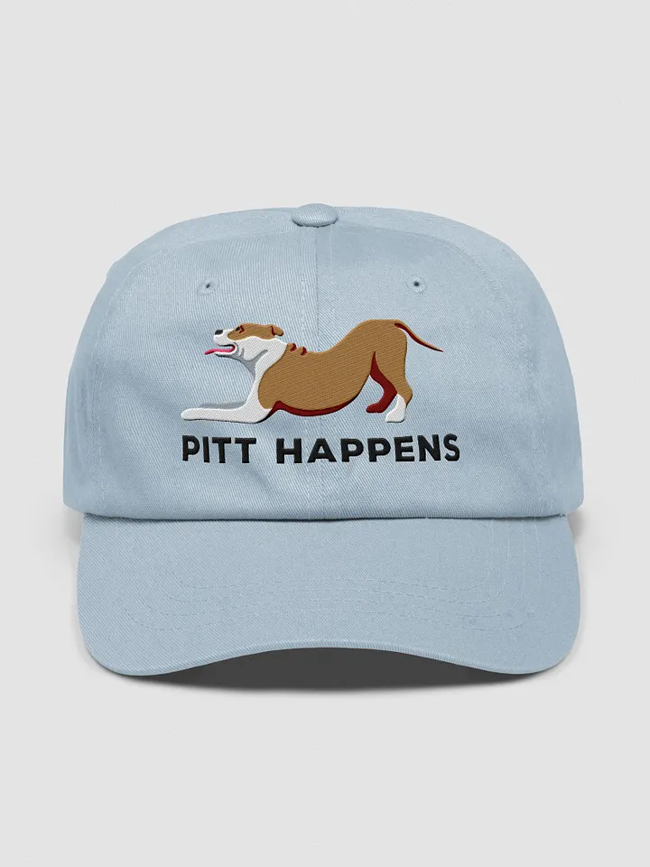 Pitt Happens Classic Dad Hat(Embroidered) of a Pitbull Terrier product image (17)