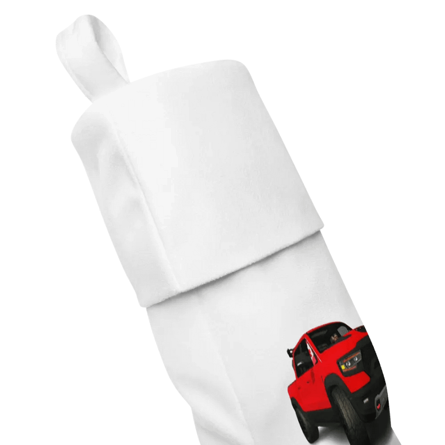 Canadian Flag Pickup Truck Christmas Stocking product image (3)