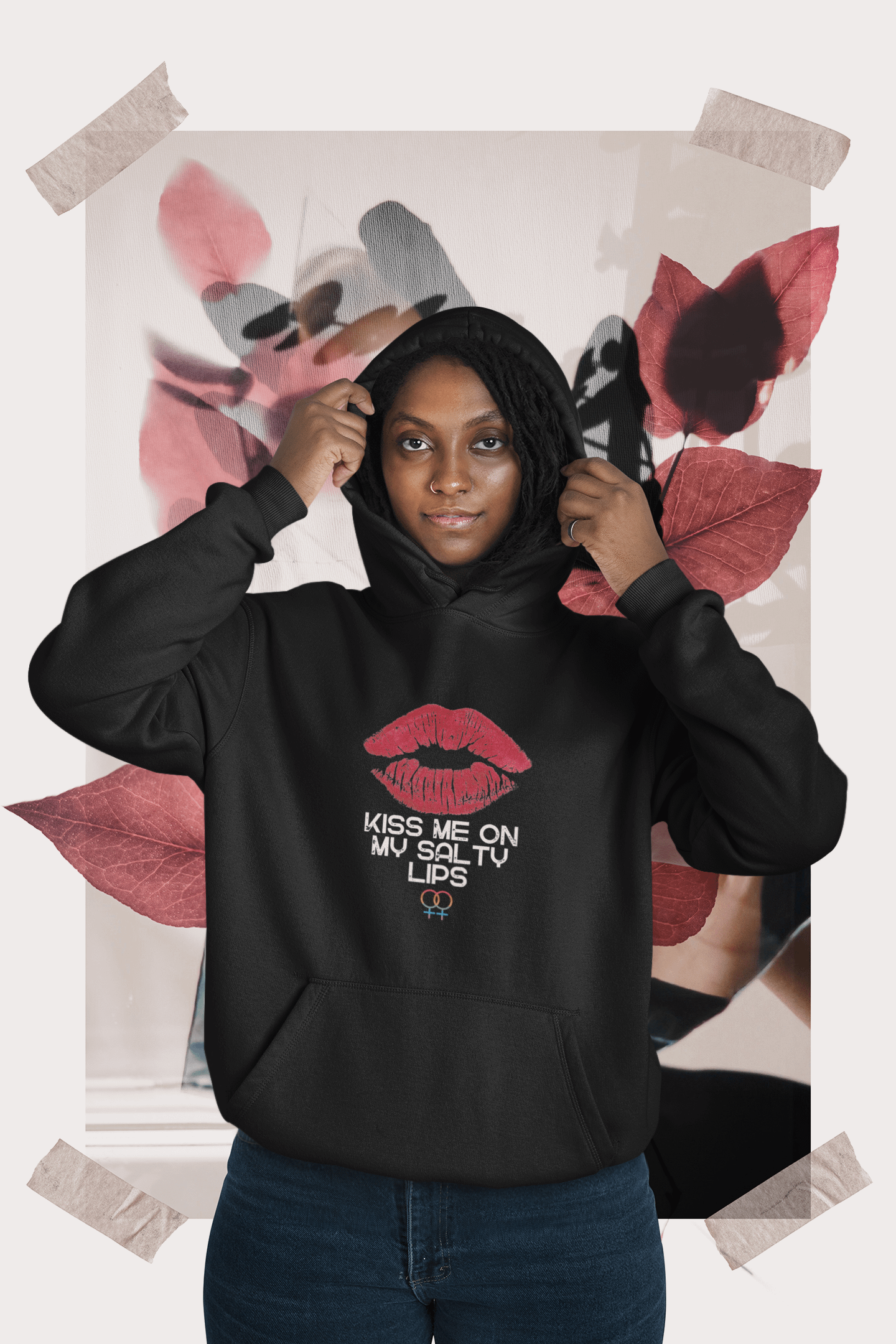 LGBTQ+ Kiss Me On My Salty Lips Hoodie (dark) product image (18)