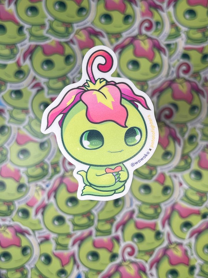 WoWoKo x Potato Fighters - Digimon - Palmon - Sticker product image (1)