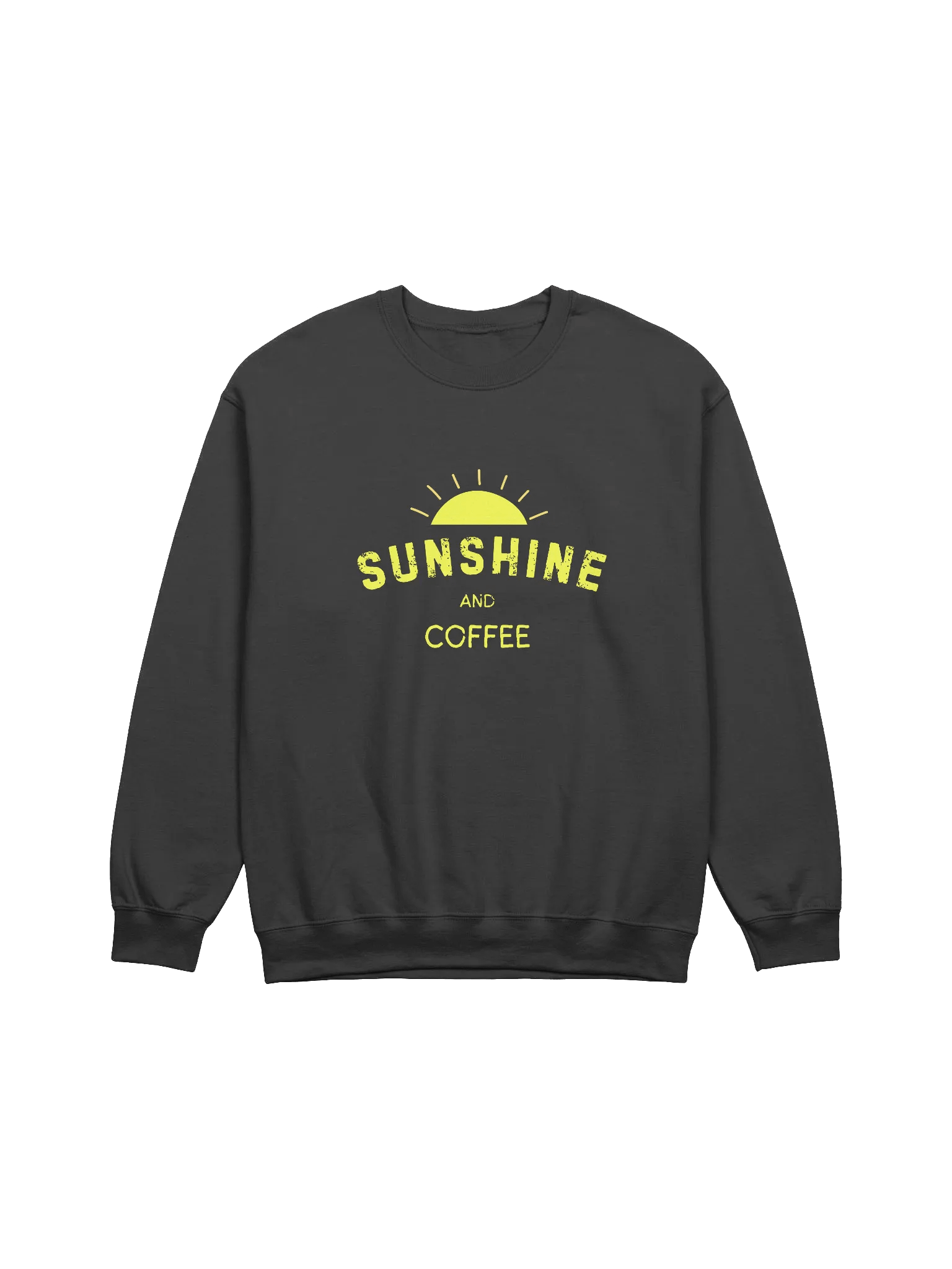 Sunshine And Coffee Crewneck sweatshirt. product image (2)