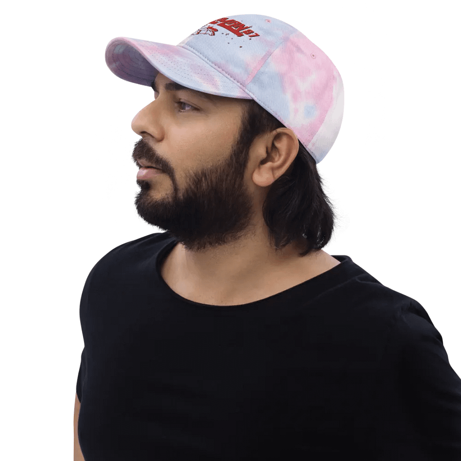 Mtman Red Embroidered Tie Dye Cap product image (10)