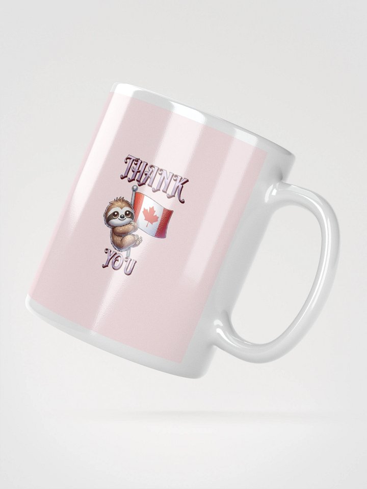 THANK YOU SLOTH CANADA FLAG product image (5)