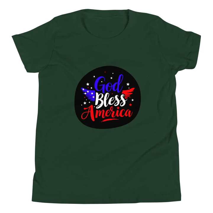 Kid's T-Shirt: God Bless America product image (9)