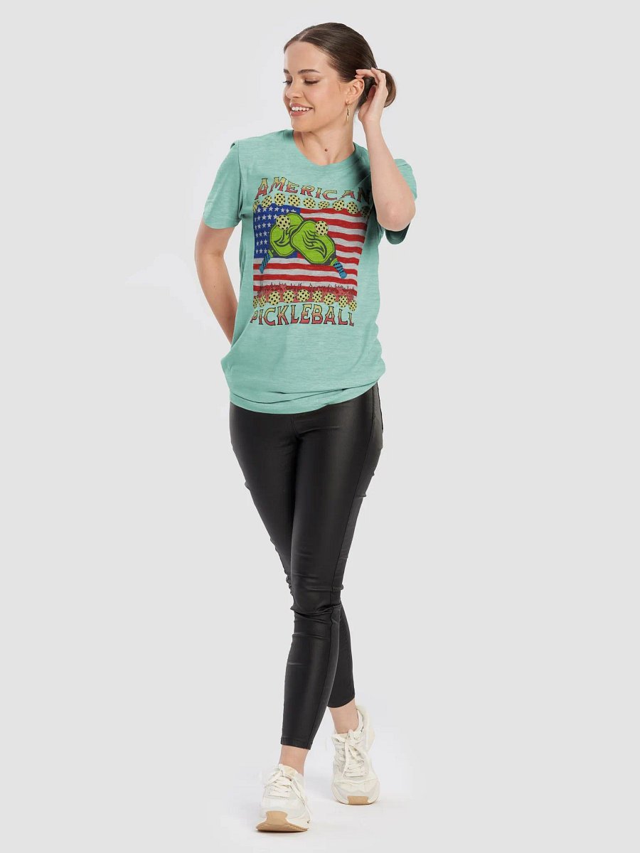 American Pickleball Patriotic Flames Tee product image (24)