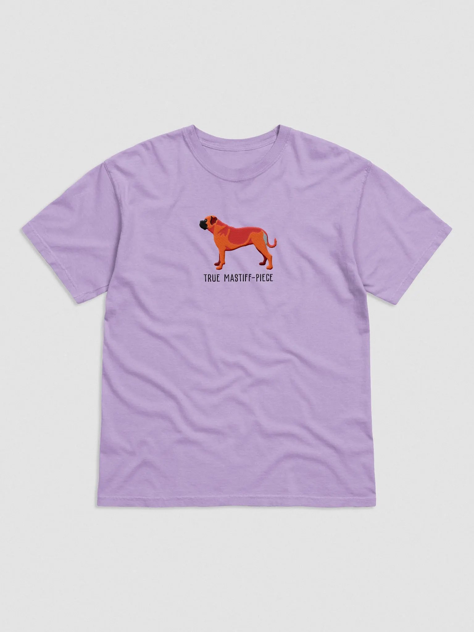 True Mastiff-Piece T-Shirt(Embroidered) of a Bullmastiff(Red) product image (4)