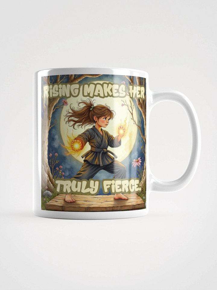 Rising Makes Her Truly Fierce – Empowered Martial Arts Girl Design product image (1)