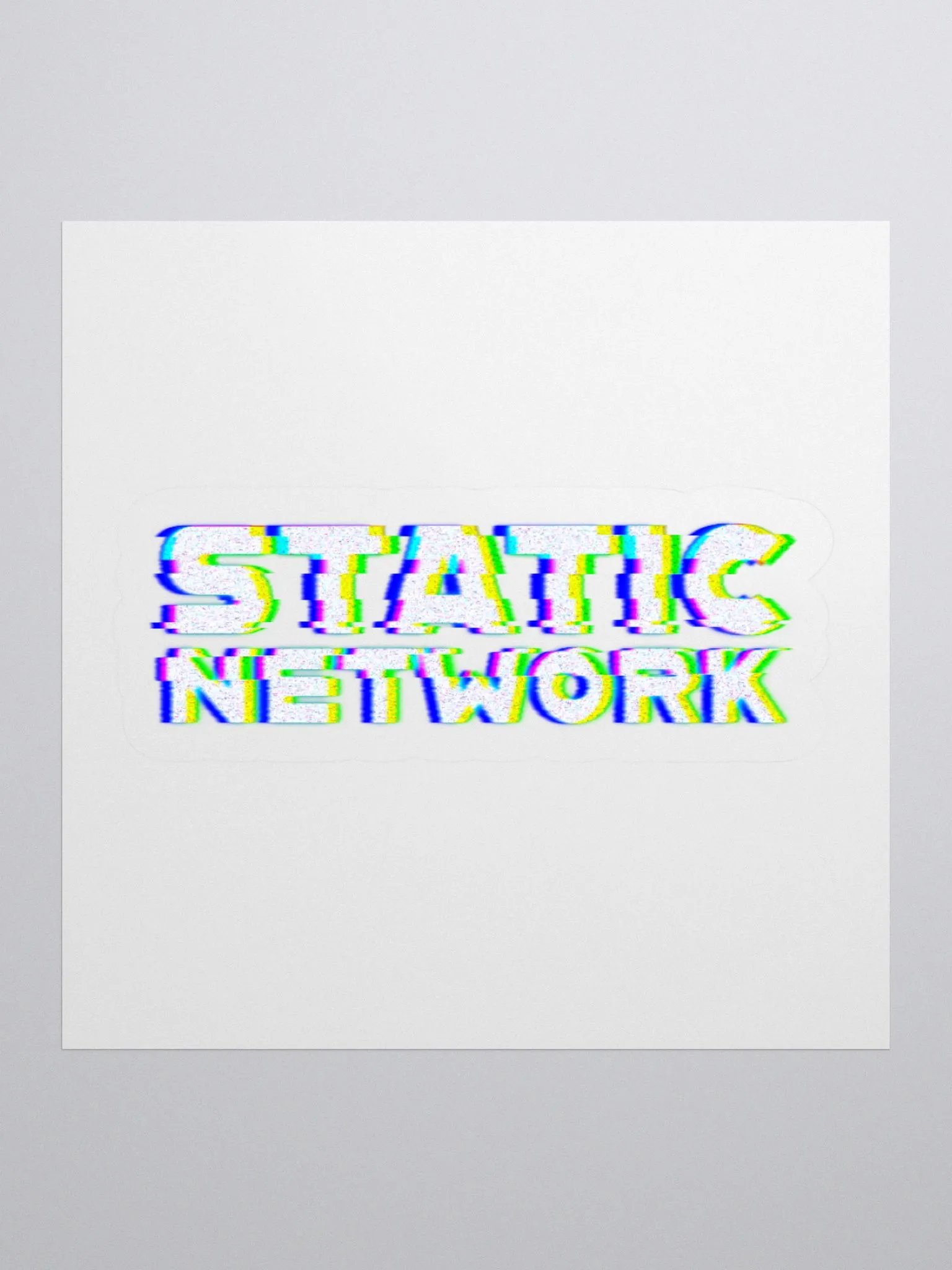 Static Network - Kiss Cut Sticker product image (3)