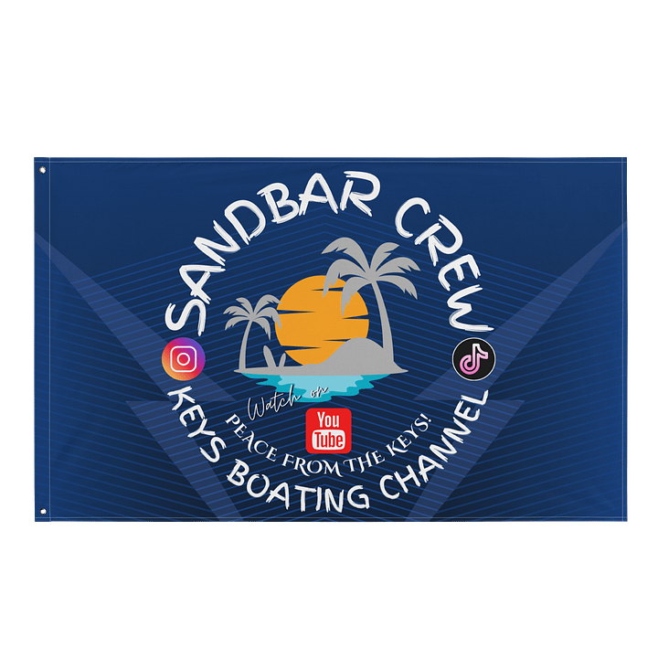 Official KBC Sandbar Crew Flag product image (1)