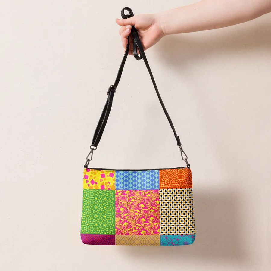 Geometric Fusion All-Over Print Crossbody Bag product image (7)