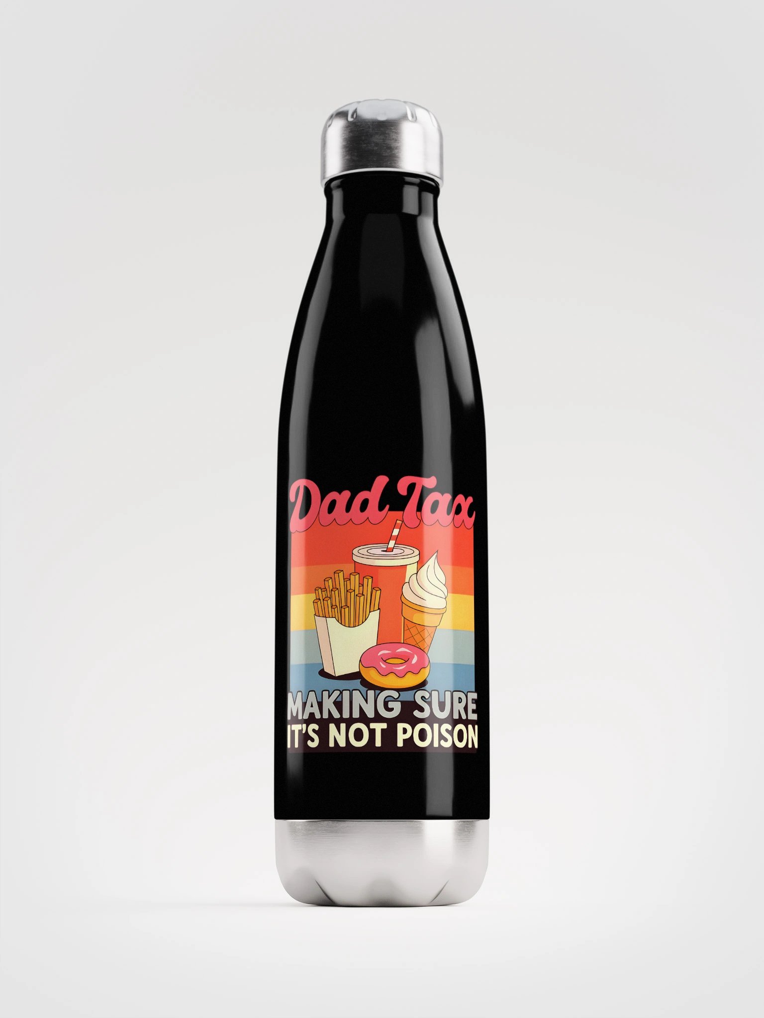 Funny Dad Water Bottle – “Dad Tax” Stainless Steel Insulated Bottle Gift product image (1)