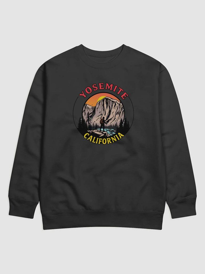 Yosemite California Hiker Premium Sweatshirt product image (1)