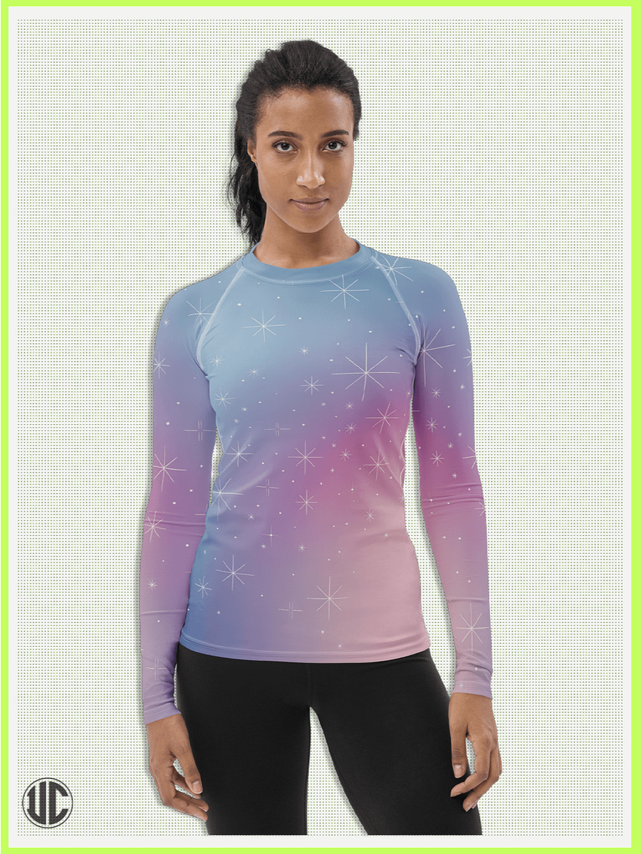 Sunset Constellations – Women’s Rash Guard product image (1)