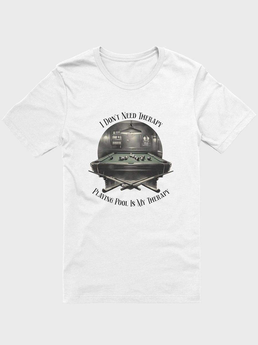 Playing Pool Is My Therapy Graphic Tee product image (102)