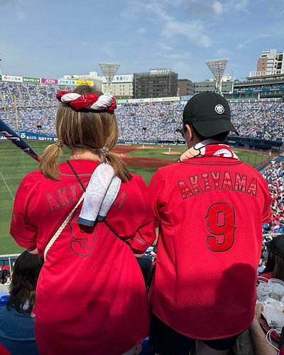 カープ女子です🎏
I love baseball season here ⚪️🔴