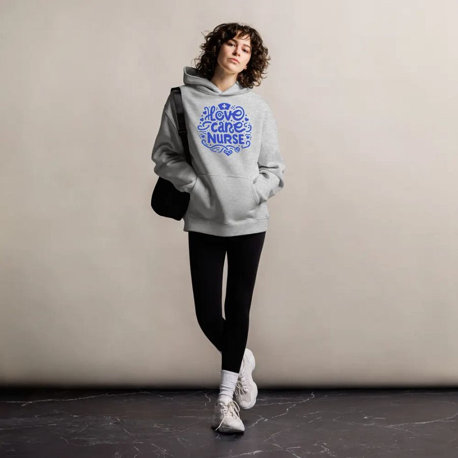 Love Care Nurse Decorative Hoodie product image (28)