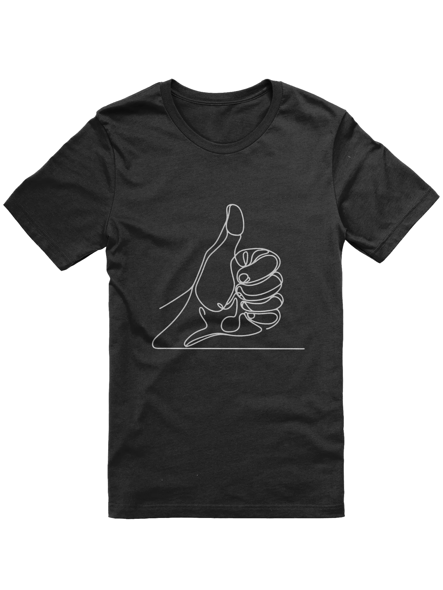 Ok Hand Signe Line Art Unisex Tee product image (21)