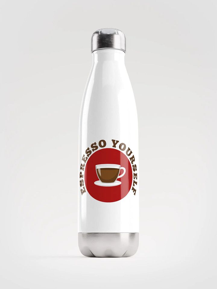 Espresso Yourself Stainless Steel Water Bottle product image (1)